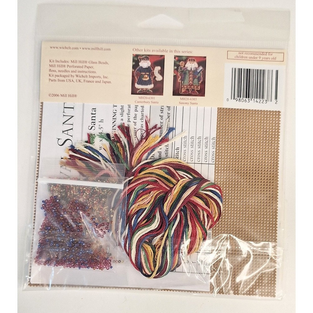 Mill Hill Medieval Santas Mh20-6302 Avignon Santa Counted Glass Bead Kit - Picture 3 of 3